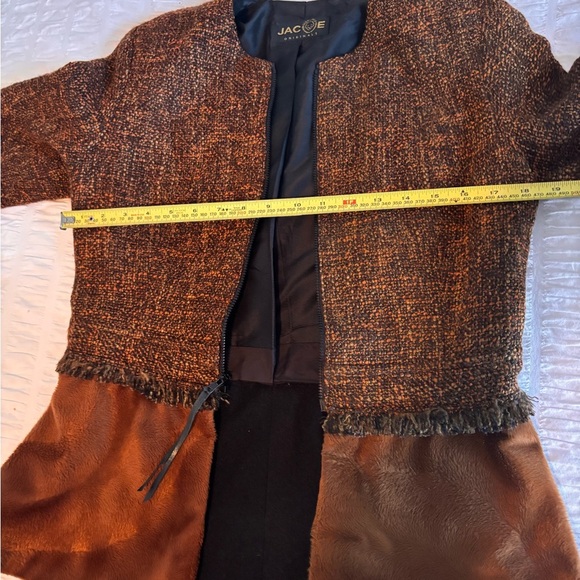 Vintage Brown Tweed Women's Jacket - Picture 9 of 10